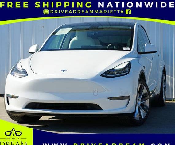TESLA MODEL Y 2021 5YJYGDEE2MF280828 image